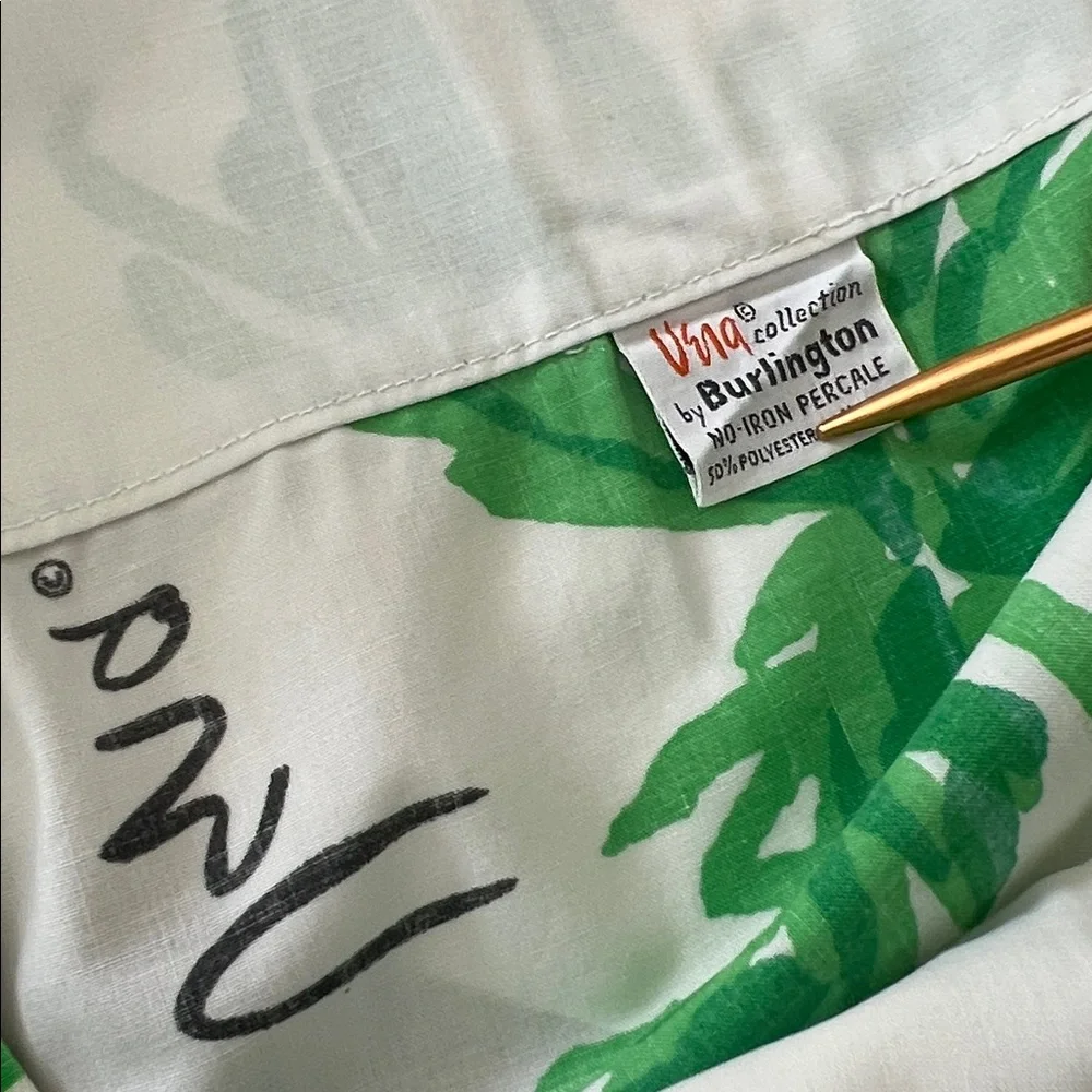 Vintage Vera Neumann Collection by Burlington flat sheet & 1 pillow case 2 sets